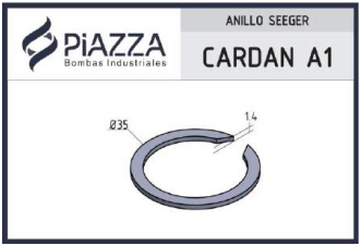 Anillo Seeger para Cardan - Puntera: A1