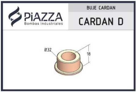 Buje Cardan - Puntera: D