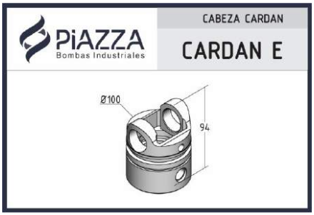Cabeza Cardan - Puntera: D