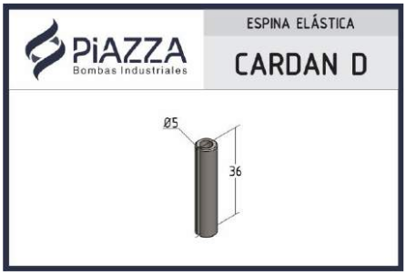Espina Elástica para Cardan - Puntera: A4 / D