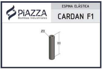Espina Elástica para Cardan - Puntera: F1