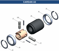 Conjunto Cardan A3 Completo