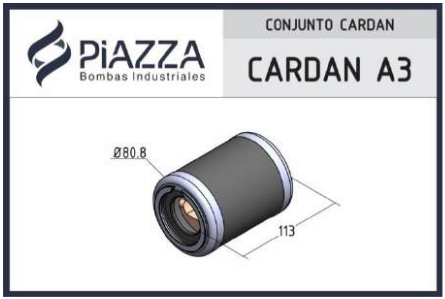 Conjunto Cardan Completo A3