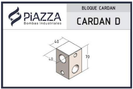 [BL-PCARDAN-0000D] Bloque Cardan - Puntera: D