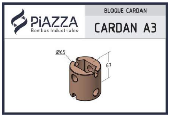 [BL-PCARDAN-000A3] Bloque Cardan - Puntera: A3