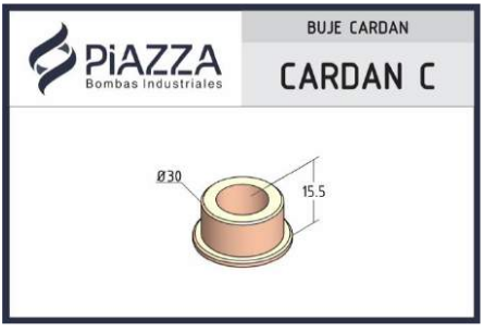 [BUCAR-PCAR-0000C] Buje Cardan - Puntera: C