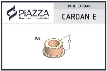 [BUCAR-PCAR-0000E] Buje Cardan - Puntera: E