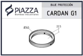 [BPROT-PCAR-000G1] Buje de protección para Cardan - Puntera: G1